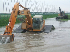 重庆清淤水陆挖掘机