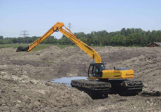 重庆湿地挖掘机